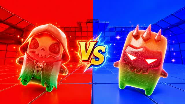 red vs blue hi🔴🔵 — Fortnite Creative map cover art
