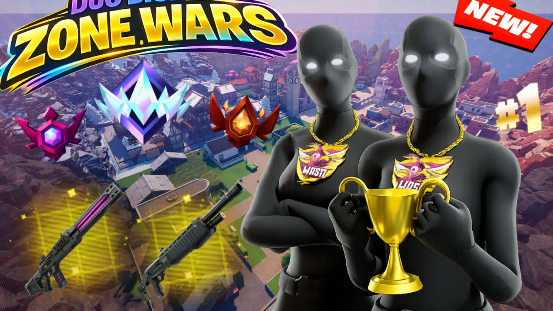 Duo Ranked Zone Wars Biome NEW!! — Fortnite Creative map