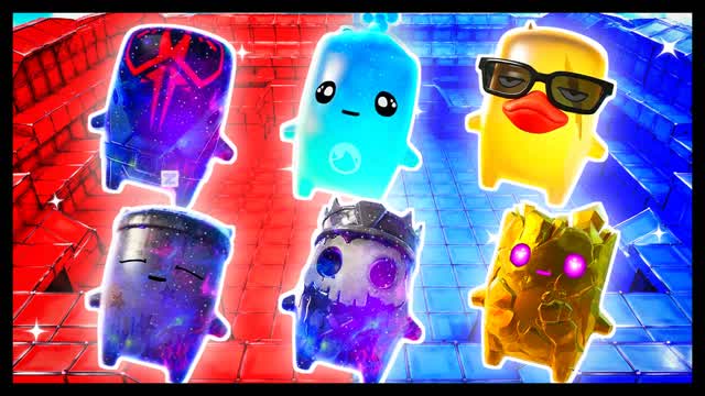 BLUE VS RED FOCUS RESPONSE 🔵🔴 — Fortnite Creative map