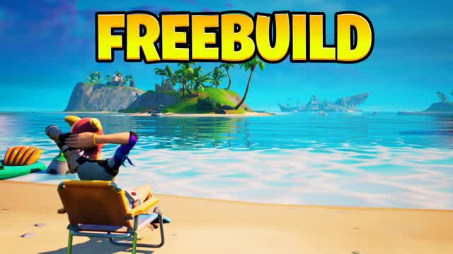 COASTAL FREE BUILD — Fortnite Creative map