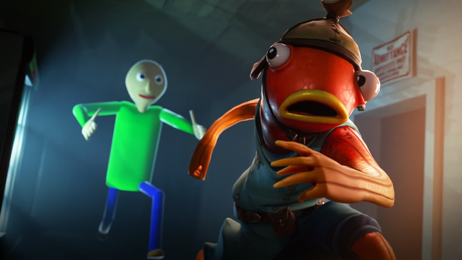ESCAPE BALDI [BOSSFIGHT] — Fortnite Creative map