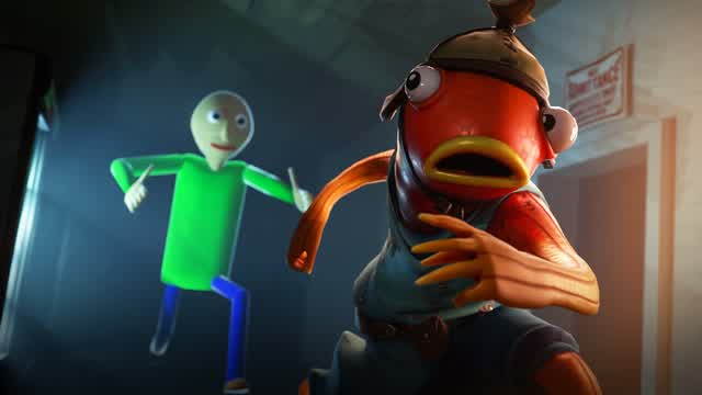 ESCAPE BALDI [BOSSFIGHT] — Fortnite Creative map cover art