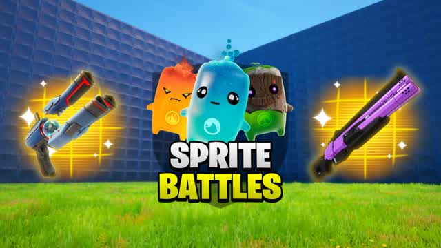 SPRITE BATTLES — Fortnite Creative map cover art