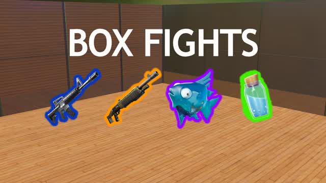 BOX FIGHTS FFA — Fortnite Creative map cover art