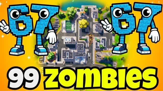 99 Zombies OG Zombie Royale 🏆 — Fortnite Creative map cover art