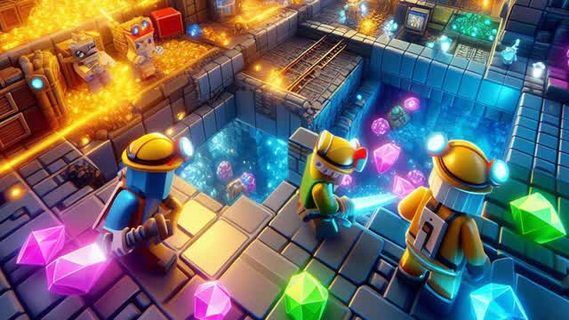 💎 MINING SIMULATOR - REBIRTH 💎 — Fortnite Creative map cover art
