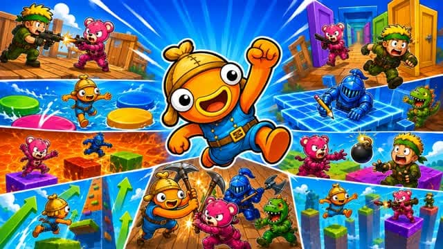 Ultimate Minigames Party — Fortnite Creative map cover art