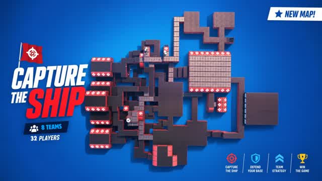 Captura la nave — Fortnite Creative map cover art