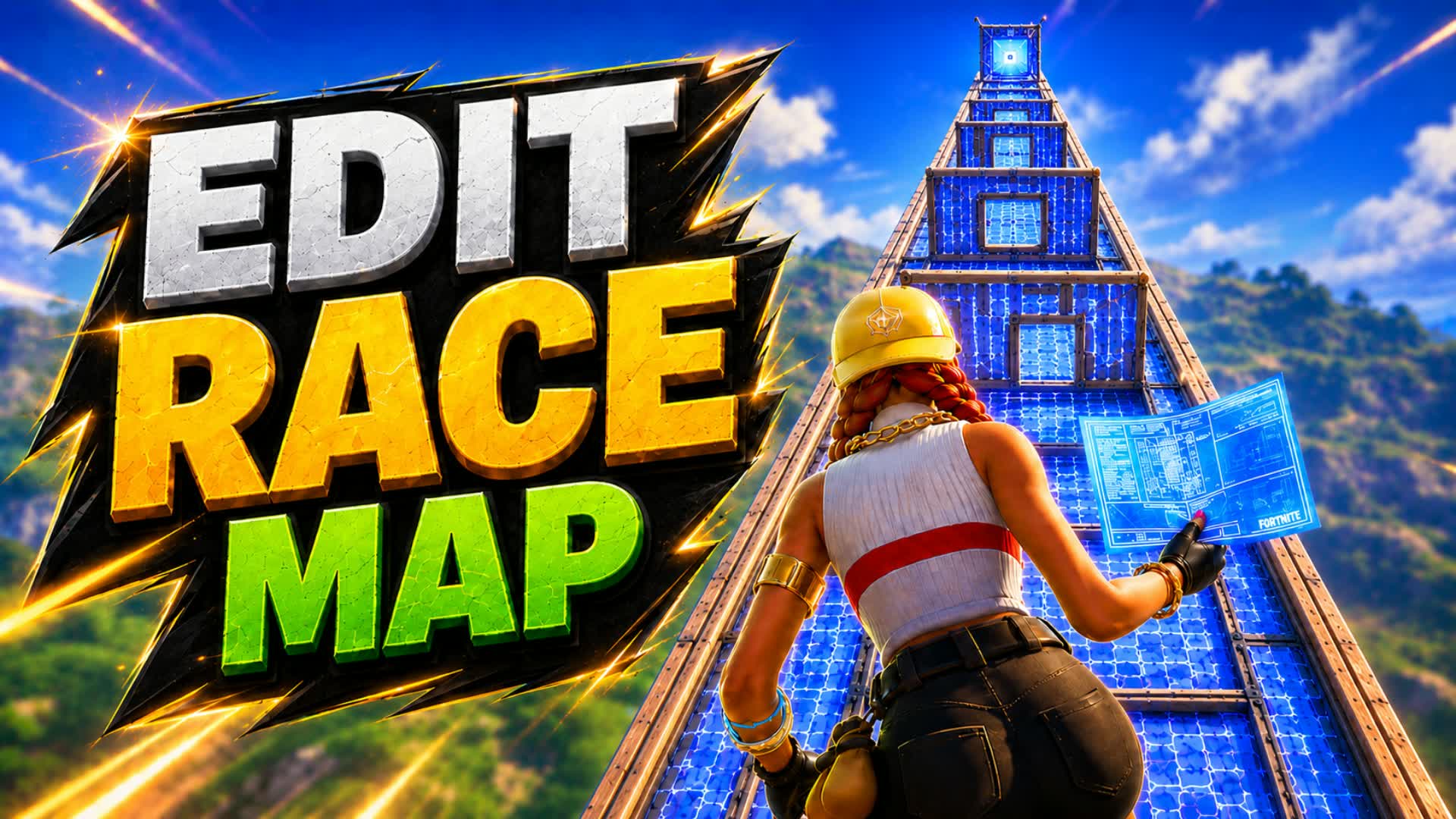 EDIT RACE MAP - WHO'S THE BEST? — Fortnite Creative map
