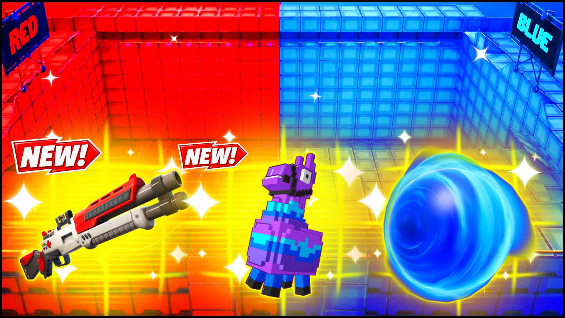 RED VS BLUE FIELD SCOPE 🔴🔵 — Fortnite Creative map