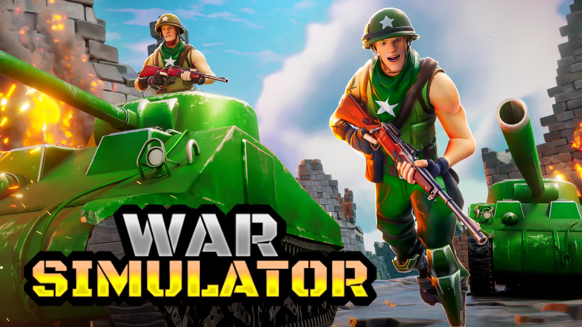 War Simulator — Fortnite Creative map