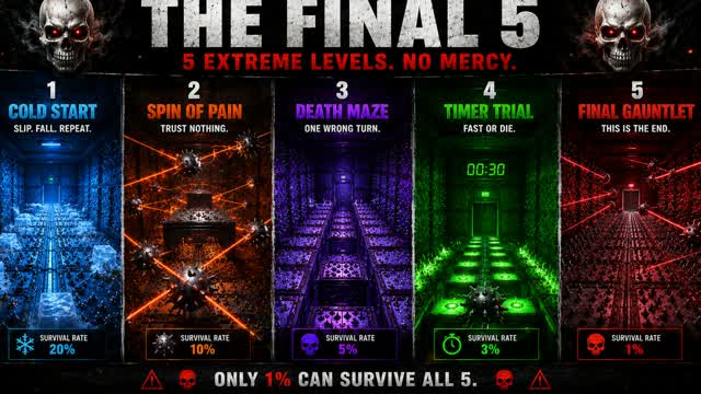 💀 THE FINAL 5 — Fortnite Creative map