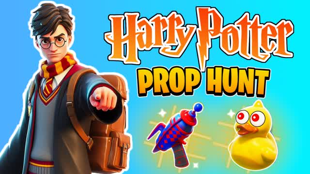 Harry Potter World - Prop Hunt — Fortnite Creative map cover art