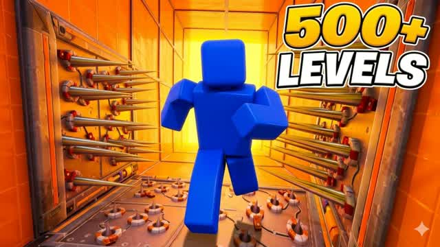 BEST DEATHRUN PARKOUR 500+ — Fortnite Creative map cover art