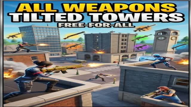 Tilltied towers ffa all Wepons — Fortnite Creative map