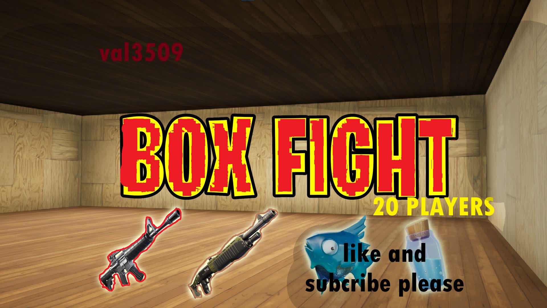 BOXFIGHT 20 joueurs — Fortnite Creative map