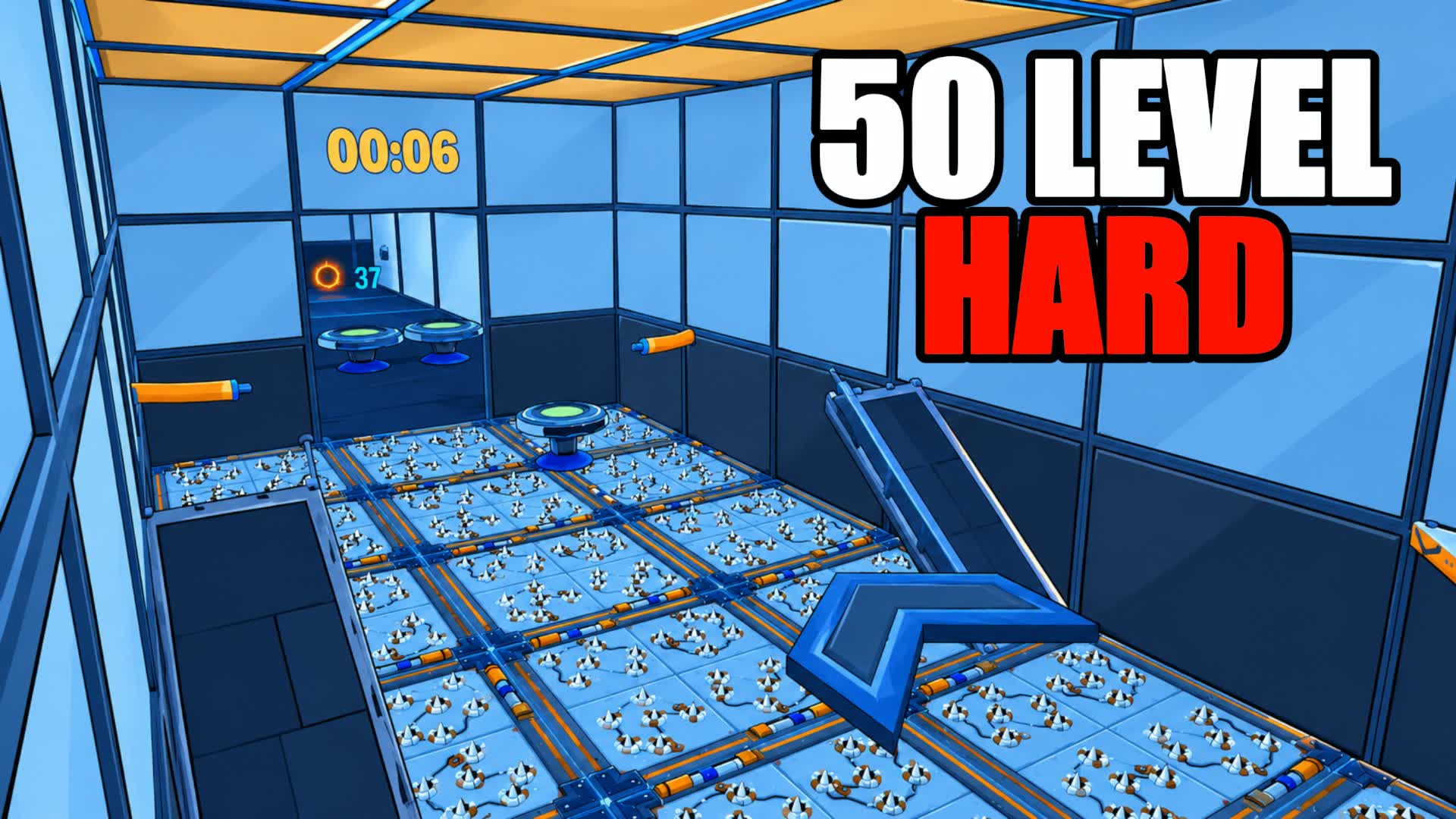 HARD DEATHRUN PARKOUR 50 LEVELS — Fortnite Creative map