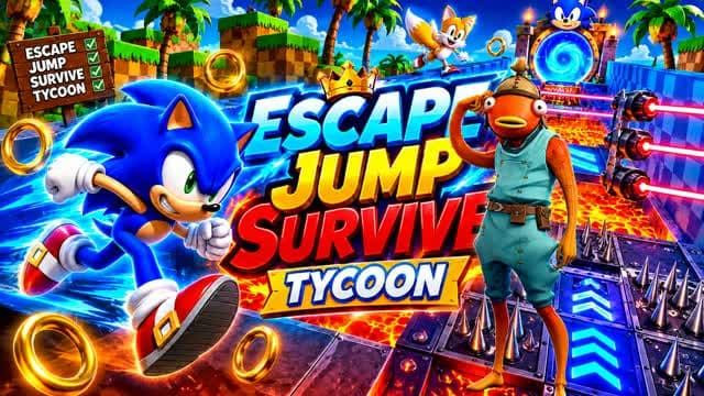 SONIC TYCOON RUN — Fortnite Creative map