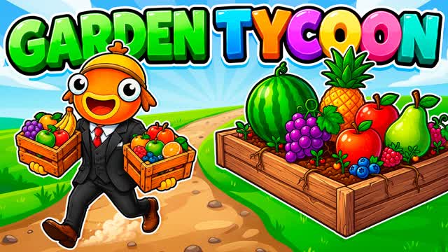 GARDEN TYCOON — Fortnite Creative map cover art
