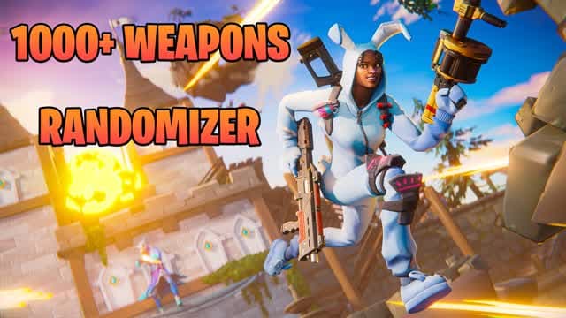 🎲1000+ Weapons Randomizer FFA🎲 — Fortnite Creative map cover art