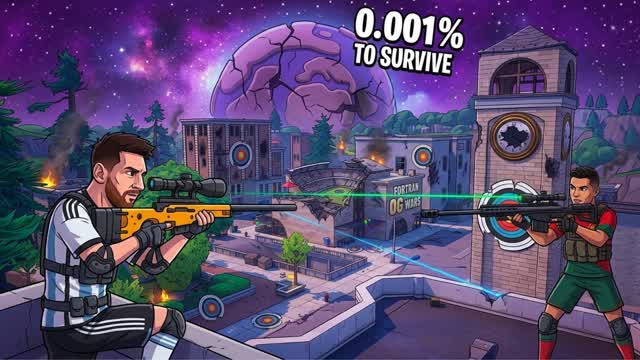 🎯CRAZY WC ONESHOT FIGHT💥 — Fortnite Creative map cover art