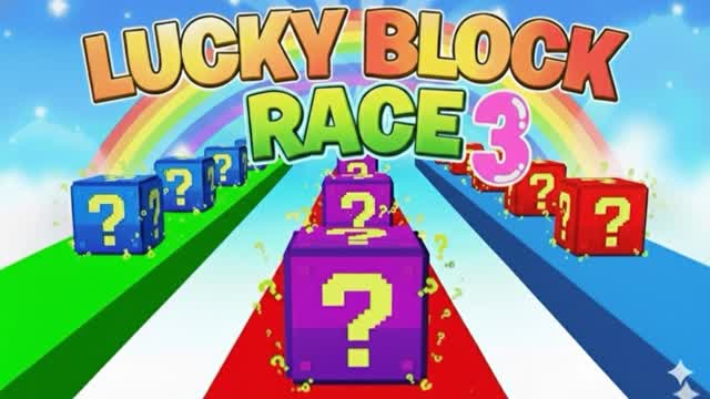 (EPIC) LUCKY BLOCK RACE 3! 🎲 — Fortnite Creative map