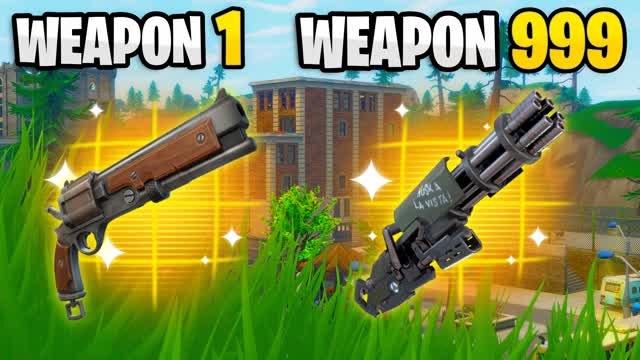 🤫 Secret Gun Game: One Shot — Fortnite Creative map