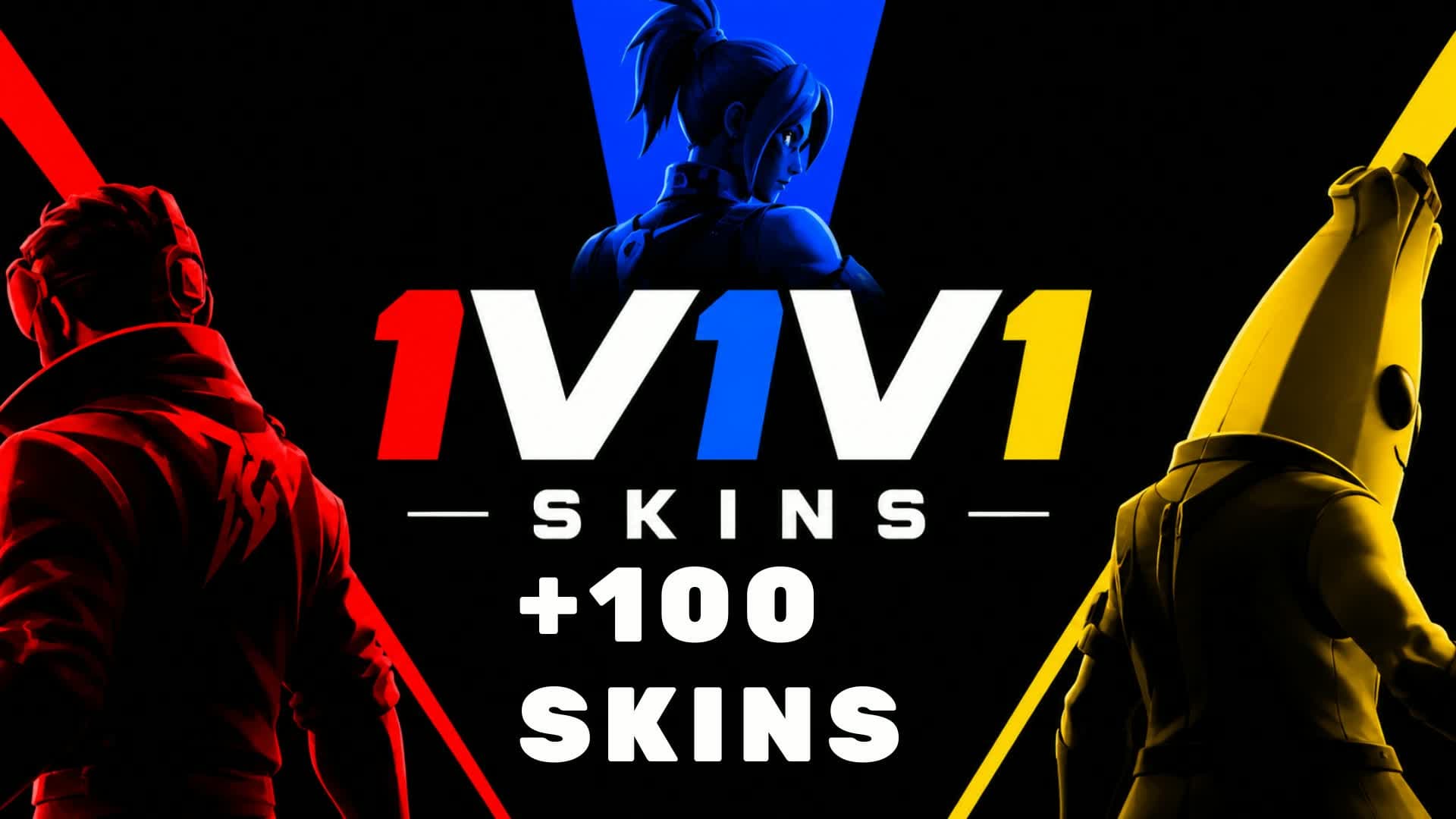 1v1v1 ALL SKINS — Fortnite Creative map