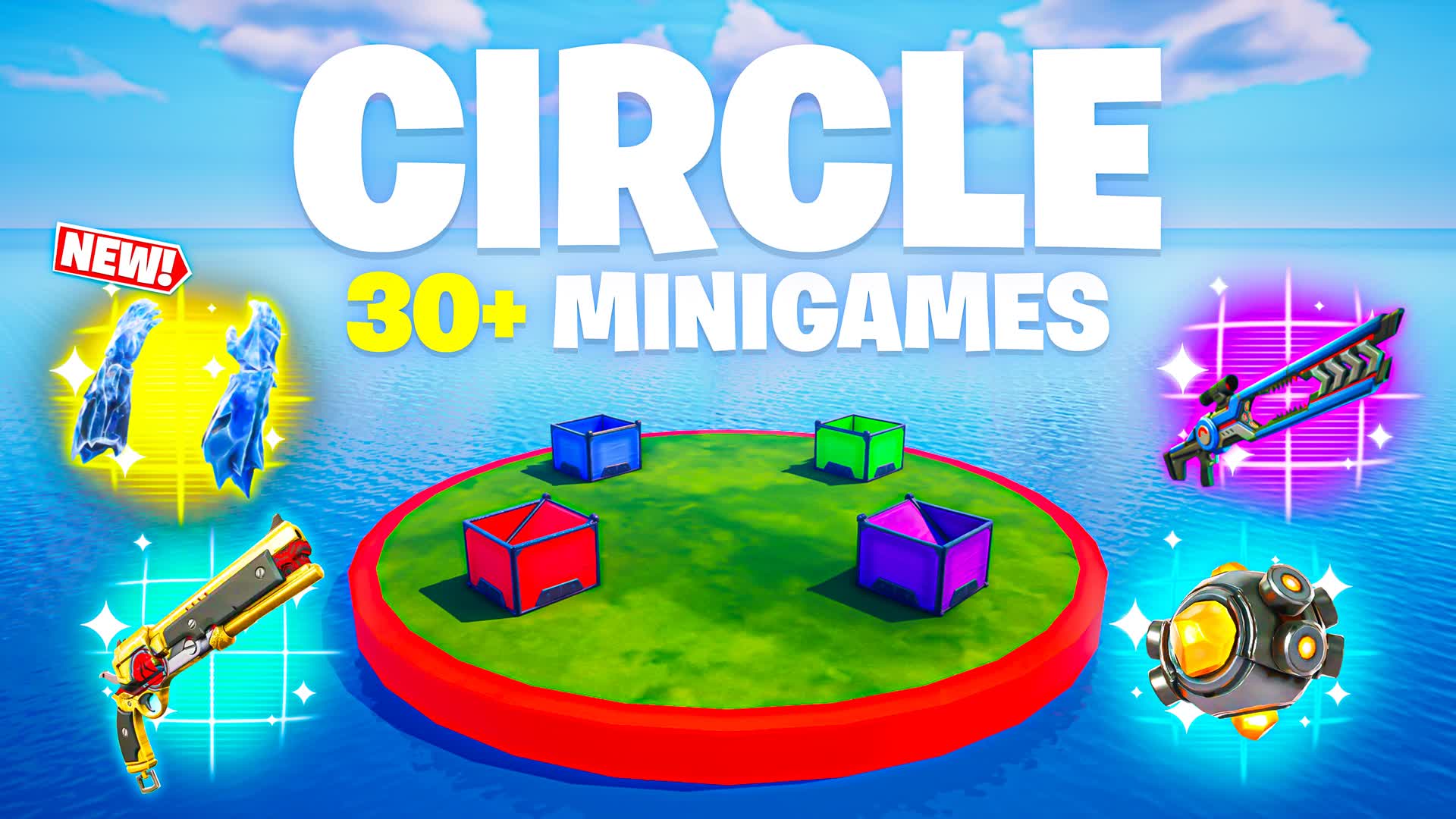 CIRCLE MINIGAMES — Fortnite Creative map