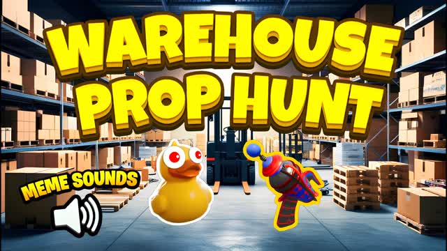 WAREHOUSE PROP HUNT📦 — Fortnite Creative map cover art