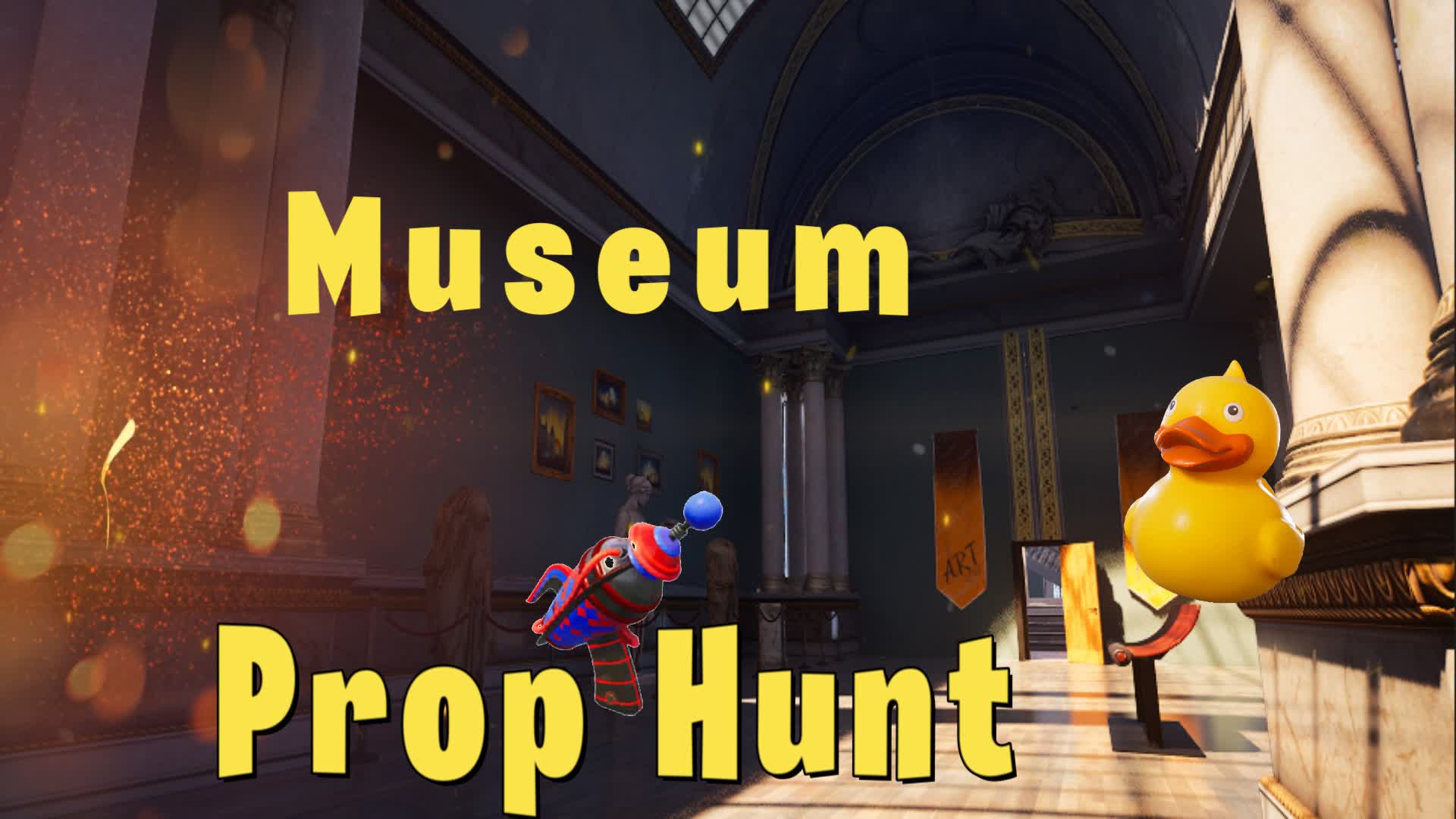 Prop Hunt Museum — Fortnite Creative map