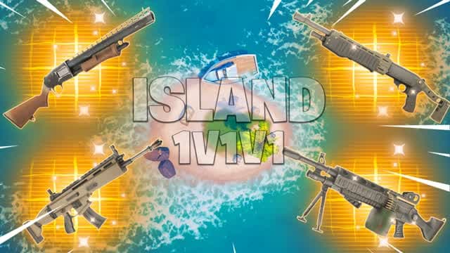 ISLAND 1V1V1 😲🤪 — Fortnite Creative map