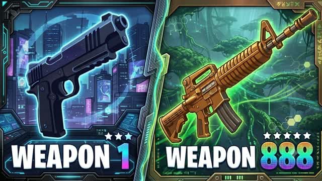 😎 GUN GAME BRAINROT🔫 | SUMMER | — Fortnite Creative map