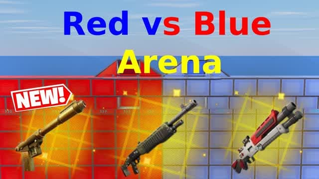 Red vs Blue Pro Arena — Fortnite Creative map