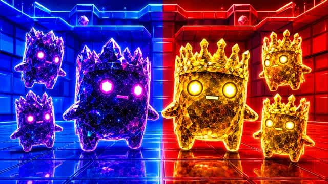 BLUE VS RED FIRE ANGLE 🔵🔴 — Fortnite Creative map cover art