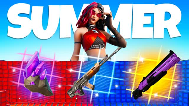 RED VS BLUE SUMMER 1 — Fortnite Creative map