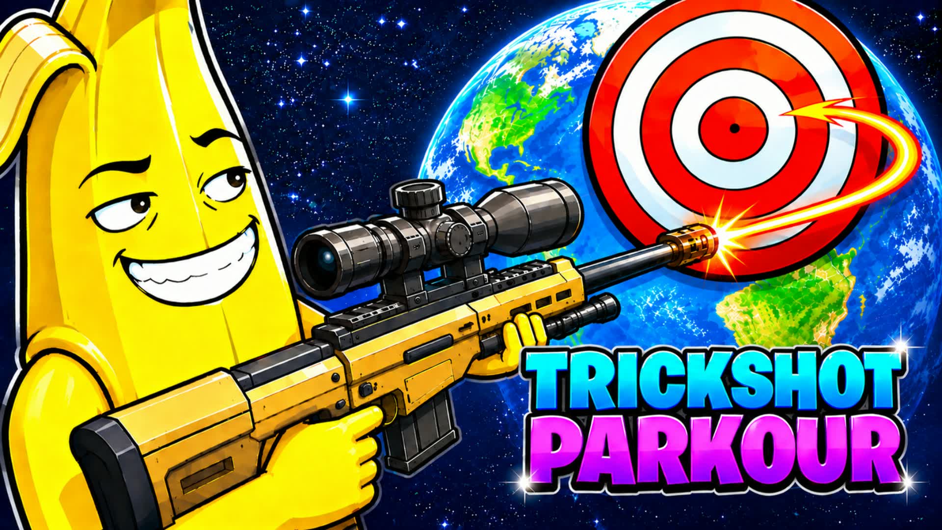 🎯 SUPER SNIPER TRICK SHOT PARKOUR ⭐️ — Fortnite Creative map