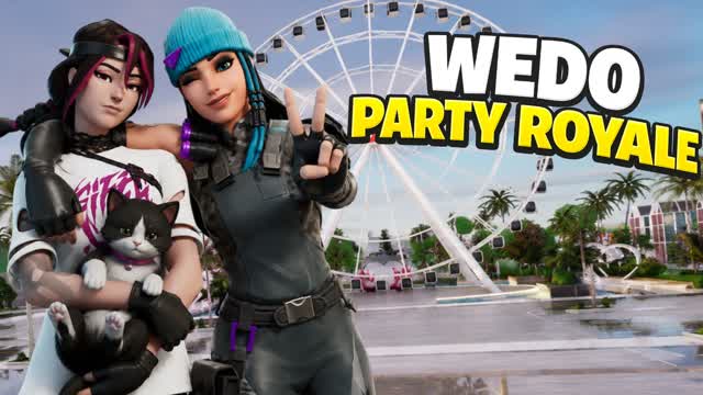 WEDO PARTY ROYALE 2.0 — Fortnite Creative map cover art