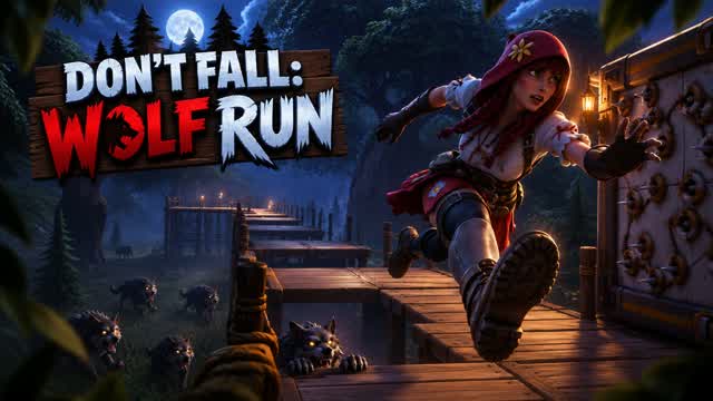 DON'T FALL: WOLF RUN β Fortnite Creative map