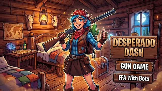 Desperado Dash Free For All with Bots — Fortnite Creative map