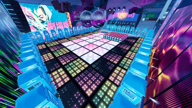 DISCO NIGHT FASHION SHOW — Fortnite Creative map