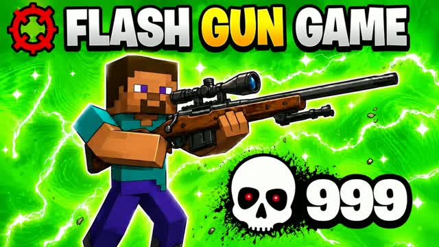 ⚡ FLASH GUN GAME — Fortnite Creative map cover art