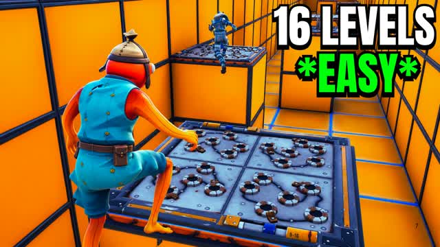 CIZZORZ PARKOUR 4333 [EASY] — Fortnite Creative map