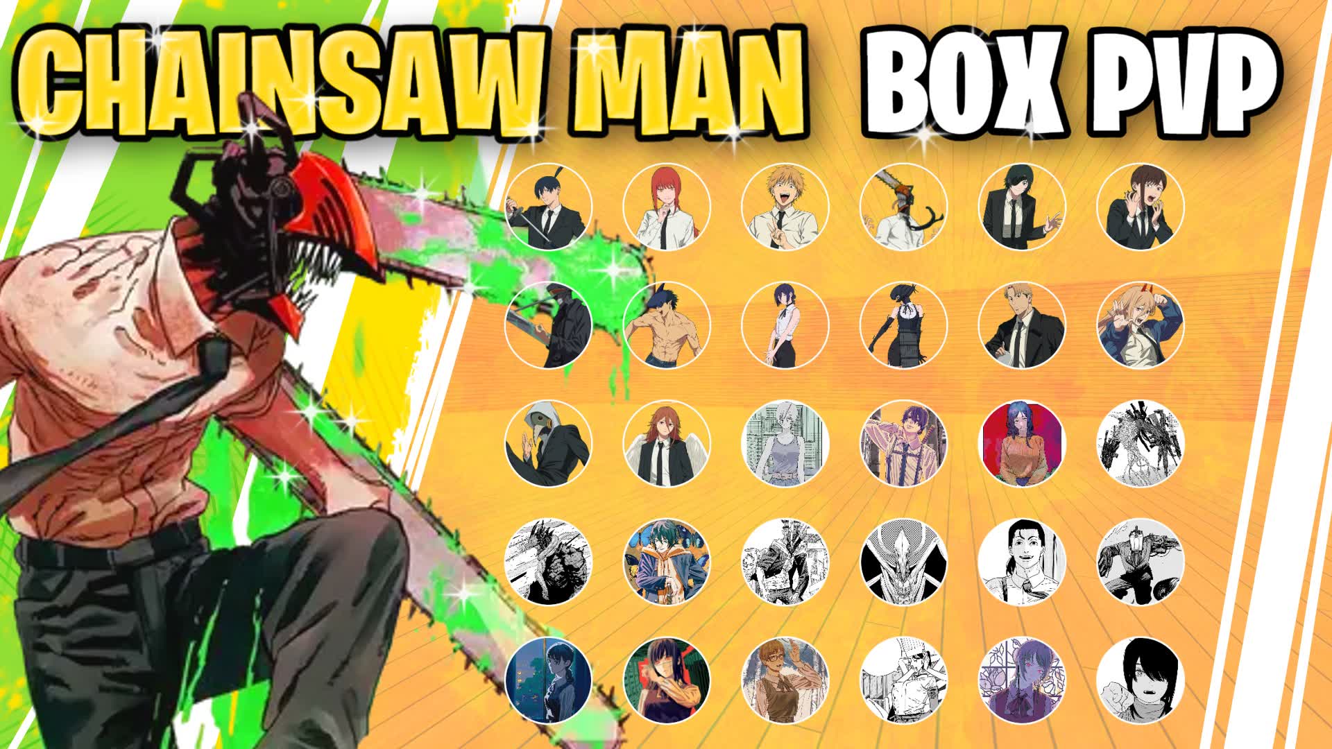 CHAINSAW MAN 📦 BOX FIGHT PVP — Fortnite Creative map