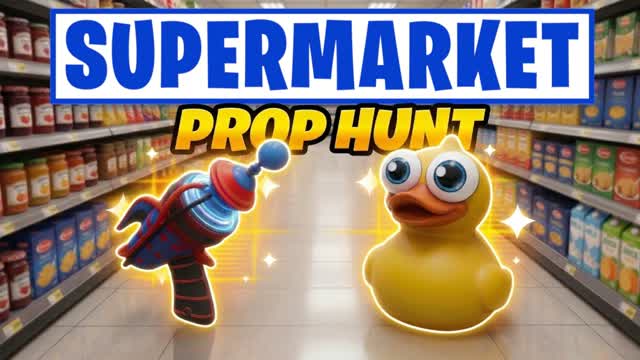 Supermarket Prop Hunt 🛒 Mall — Fortnite Creative map