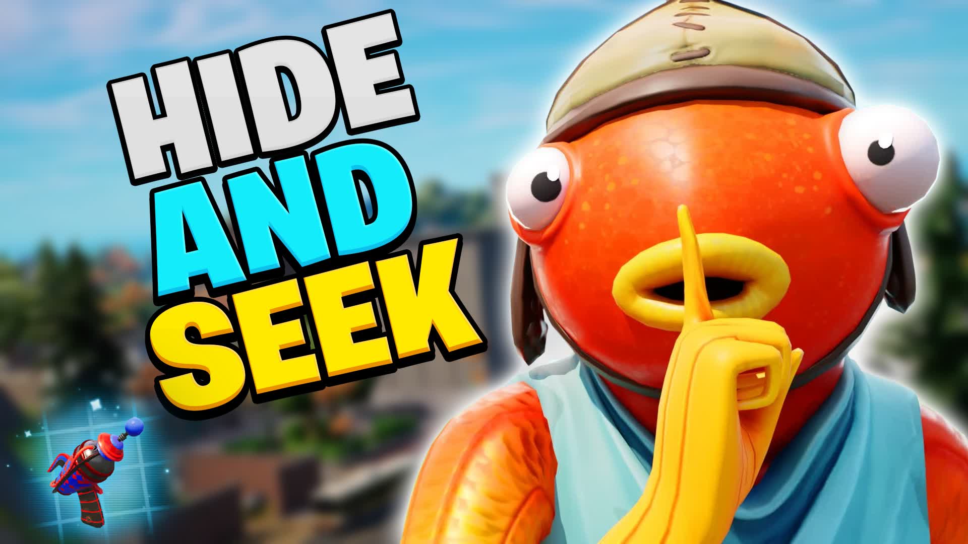 Hide & Seek in Tilted Towers! — Fortnite Creative map