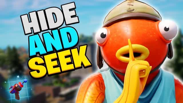 Hide & Seek in Tilted Towers! — Fortnite Creative map cover art