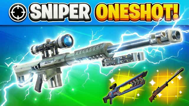 One Shot Snipers — Fortnite Creative map cover art