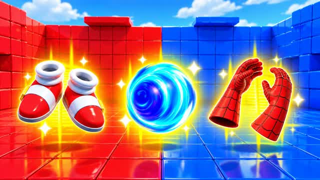 RED VS BLUE: VAULT RUSH 🔴🔵💰 — Fortnite Creative map