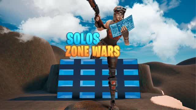 solo zone wars — Fortnite Creative map cover art